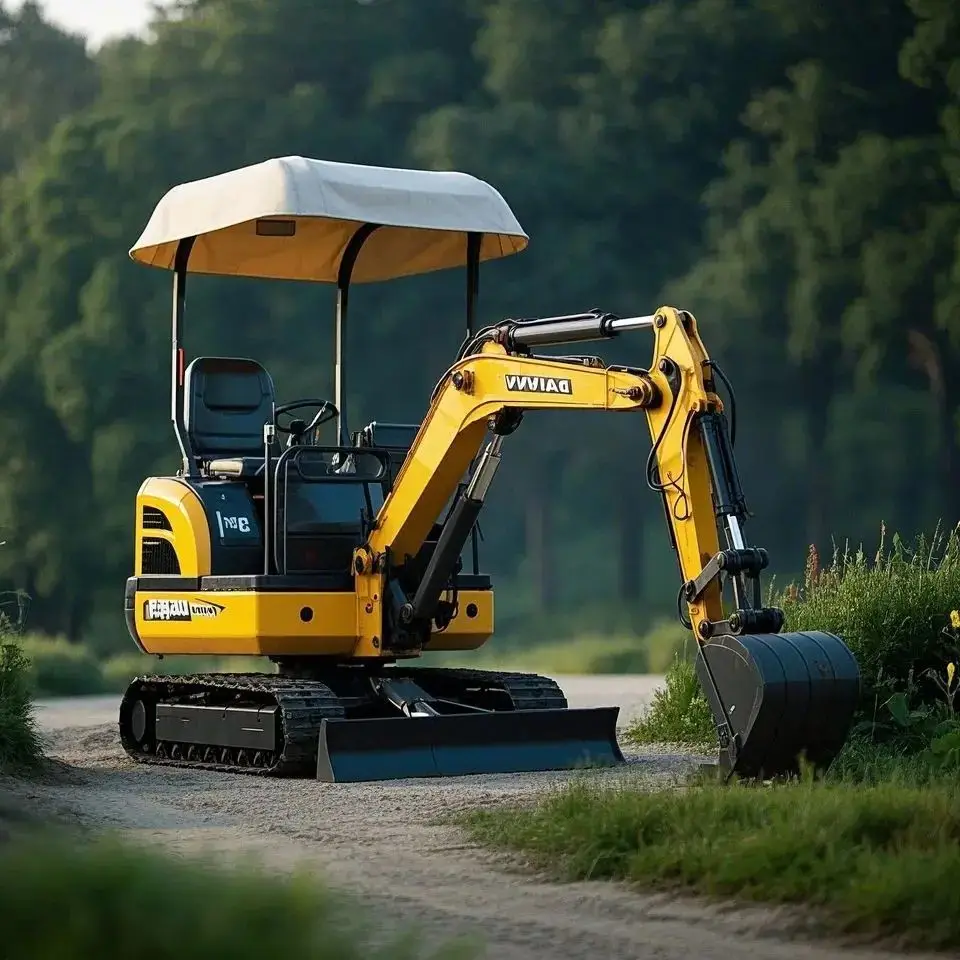 

Free shipping custom compact excavator EPA Kubota engine household small excavator for sale