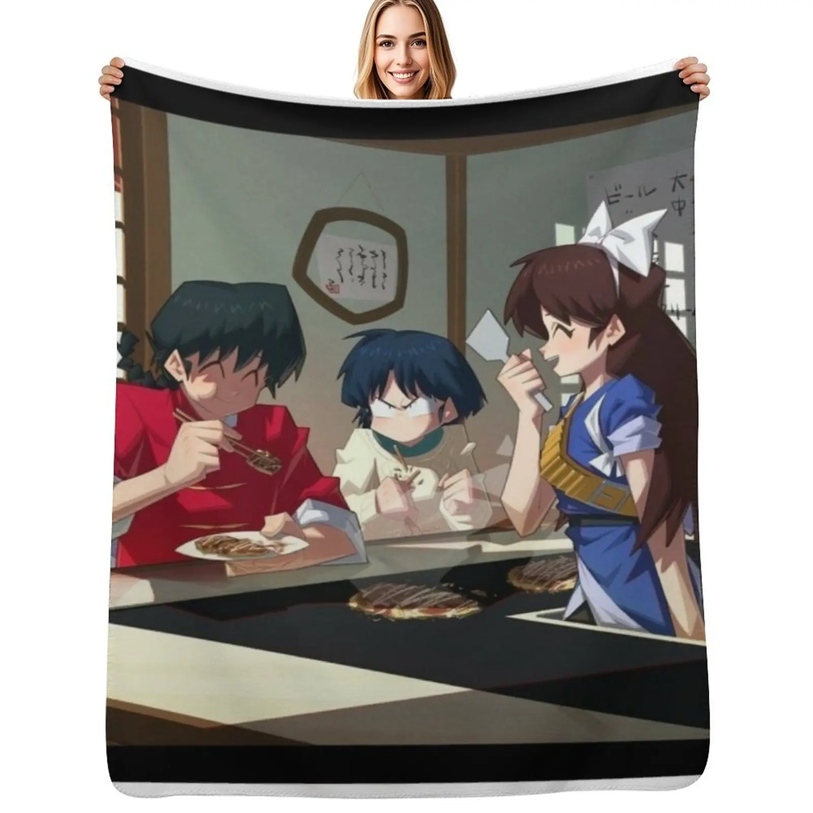 

Ranma 1/2 Throw Blanket Weighted heavy to sleep Moving Multi-Purpose Blankets