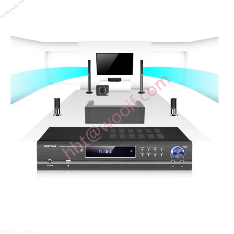 220 فولت بلوتوث مكبر للصوت AV-985 650 واط 5.1 قناة مكبر للصوت المسرح المنزلي الصوت عالية الطاقة حمى المنزل Ktv مكبر للصوت الكاريوكي