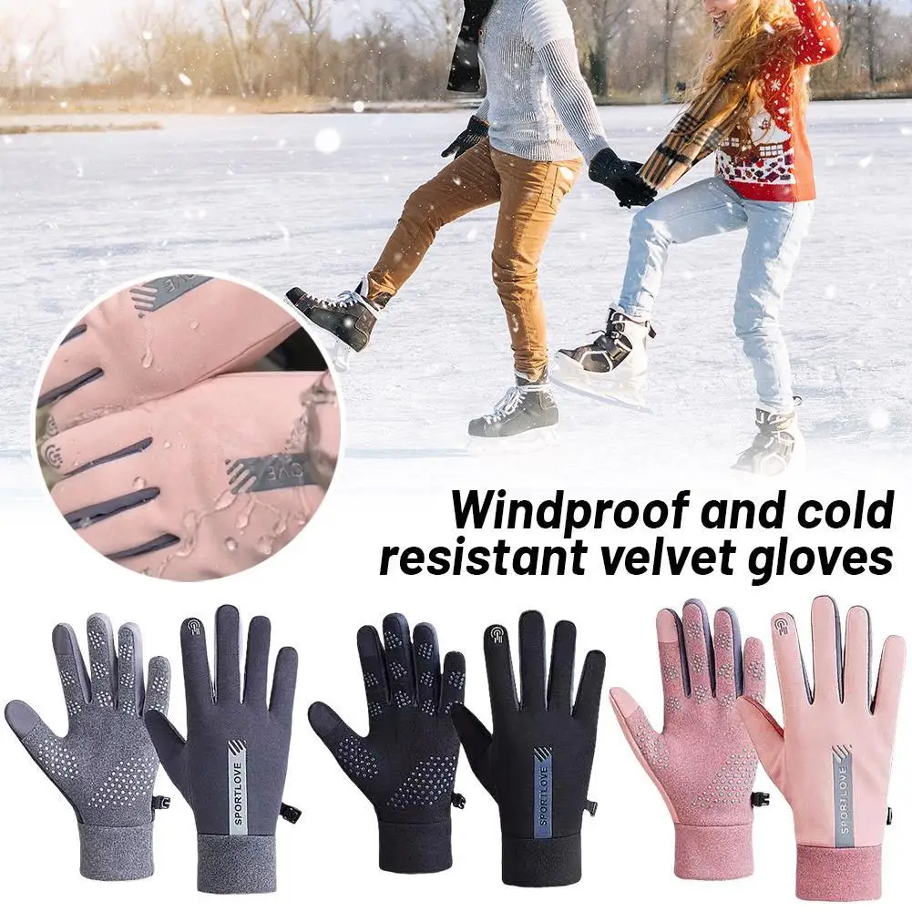 Winter Biker Gloves For Men Women Motorcycle Touchscreen Waterproof Warm Windproof Gloves Cycling Snowboard Driving Ski Sports