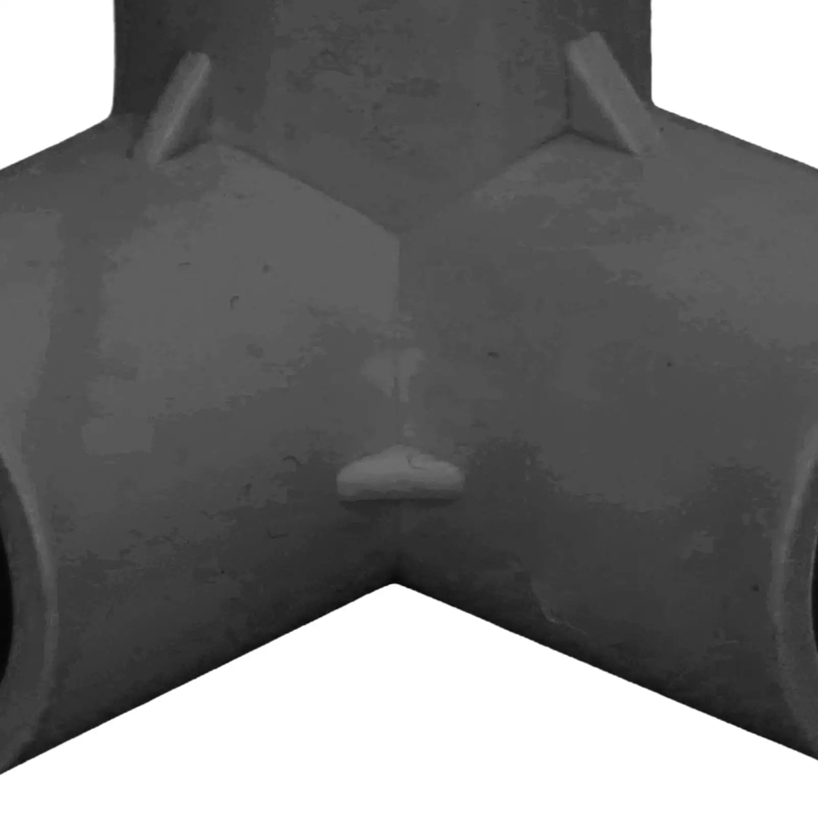 3 طرق PVC تجهيزات أنابيب الزاوية موصل 25 مم القطر الداخلي لمسة نهائية عالية اللمعان للاستخدام الداخلي والخارجي