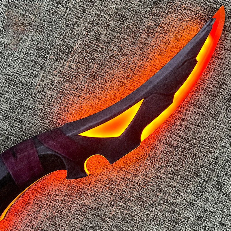 34 centimetri Valorant Gioco LED Ricarica Glow Toy Cos Puntelli Nightblade Spada laser Coltello acrilico Giocattolo Spada Giocattoli fantastici Regali per gli amici
