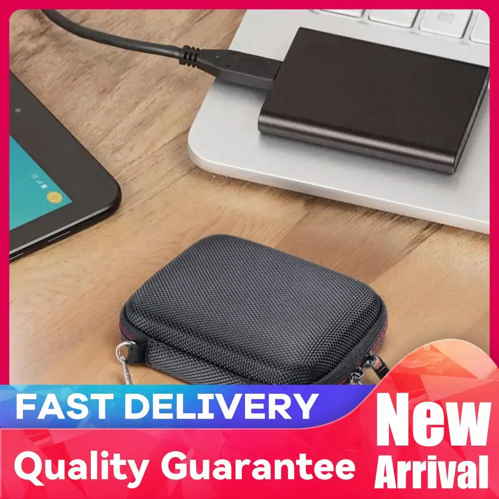 EVA Hard Carrying Case Shockproof Travel Storage Bag Anti-Scratch with Mesh Bag&Hand Strap for Samsung T7 Shield/T9 Portable SSD