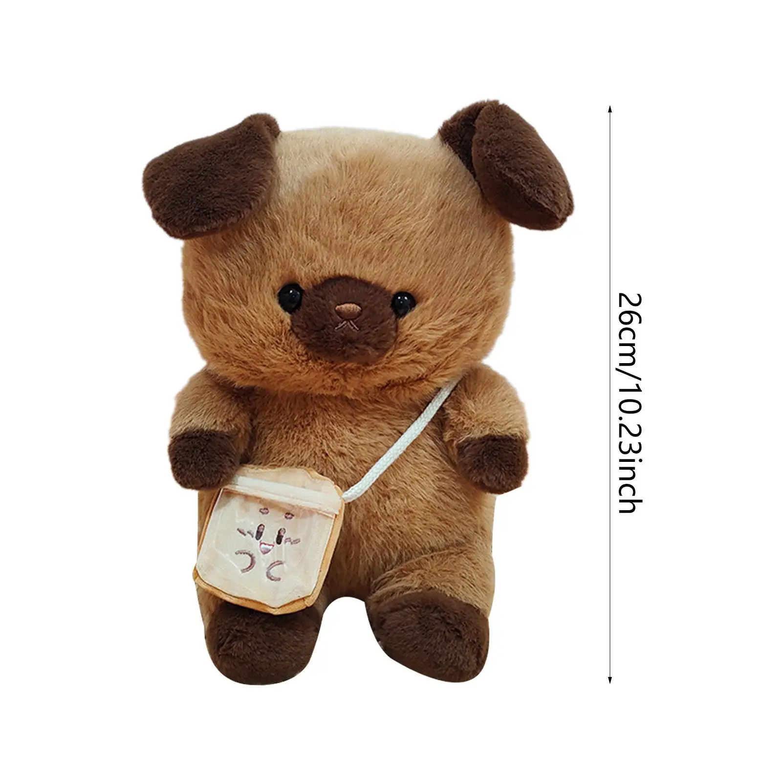 Plüsch-Hundespielzeug, Plüschpuppe mit Taschendekor, Ornament, bequeme Sammlergeschenke