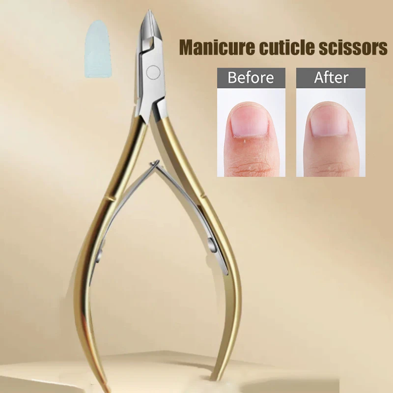 Nail Cuticle Nipper Scissors Stainless Steel Stainless Steel Dead Skin Remover Pedicure Fingernail Toenail Cuticle Nipper