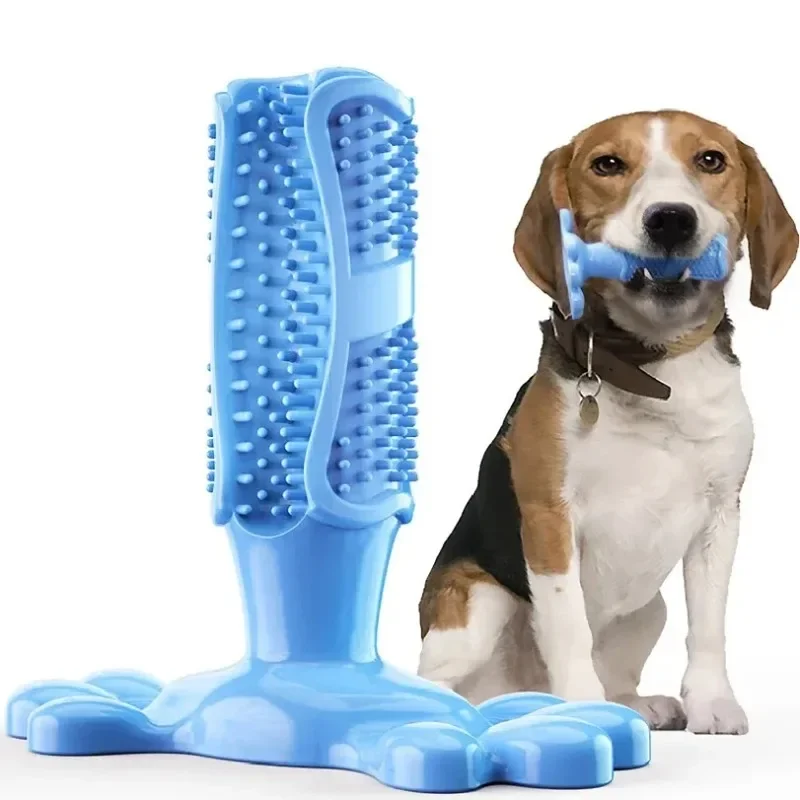 Hunde-Kaktus-Interaktives Gummi-Beißspielzeug, Bissfest, für Kleine und Große Hunde, Zahnreinigung, Zahnbürste, Leckerli-Spender, Kauspielzeug