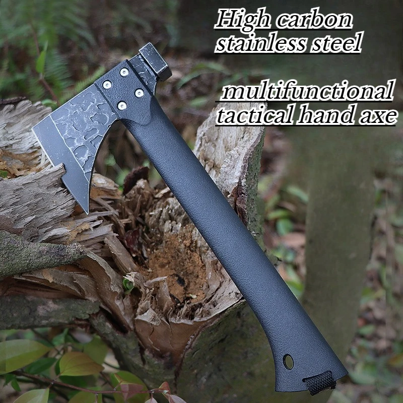 

Outdoor Stainless Steel Multifunctional High-quality Tactical Hand Axe Convenient Camping, Firefighting and Survival EDC Tool