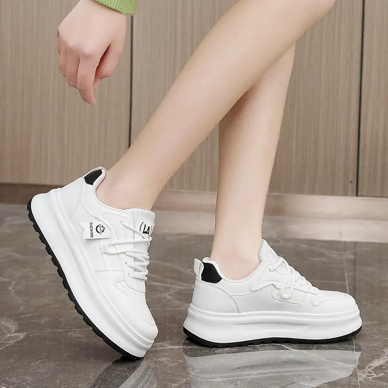 Scarpe da ginnastica primaverili da donna Trend 2025 Scarpe da ginnastica sportive Donna da corsa Scarpe da ginnastica da tennis Scarpe vulcanizzate con punta tonda femminile Calzature