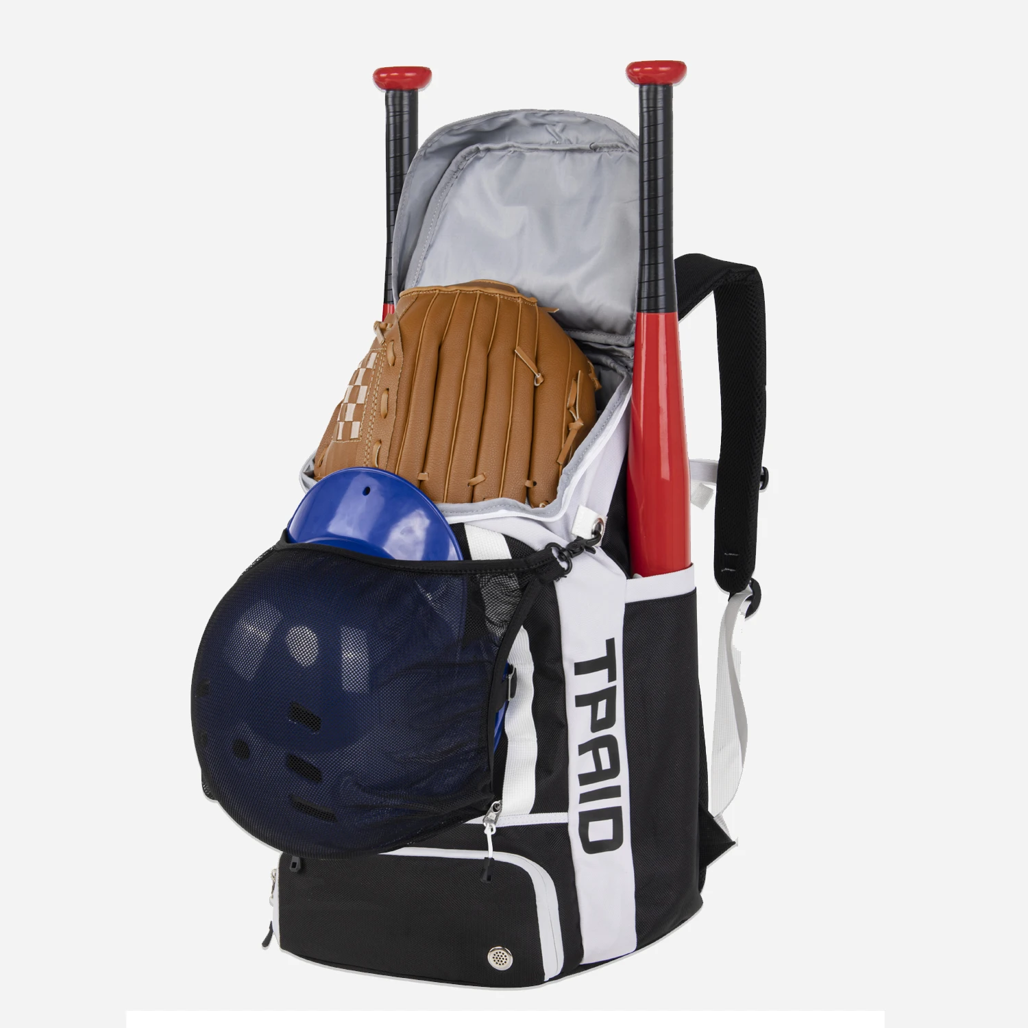 TPAID Baseball Backpack Large Capacity 20.5 inch Sport Bag Softball Sports Training with Shoes Compartment Youth Adult