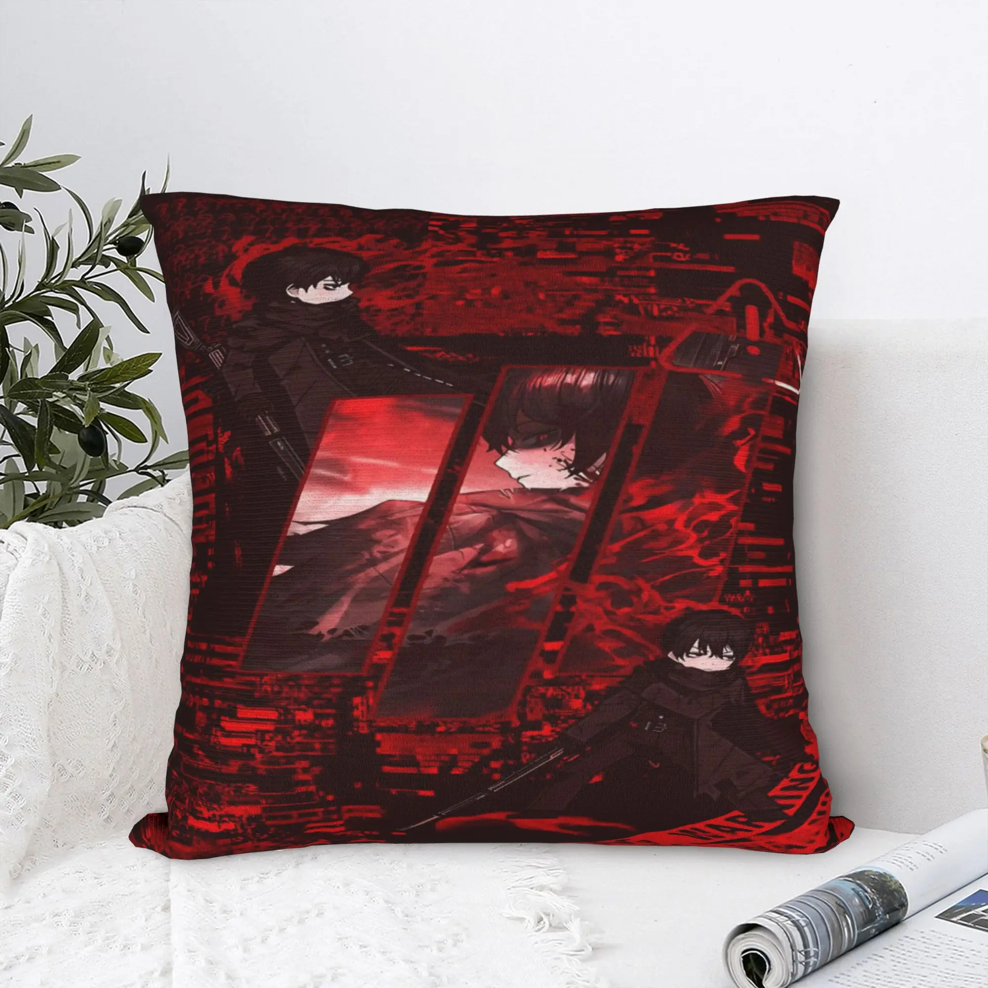 Limbus Company Project moon Pillowcase Merch Soft Cushion Cover  Throw Pillow Cover Bed Decoration Zipper Multi Size