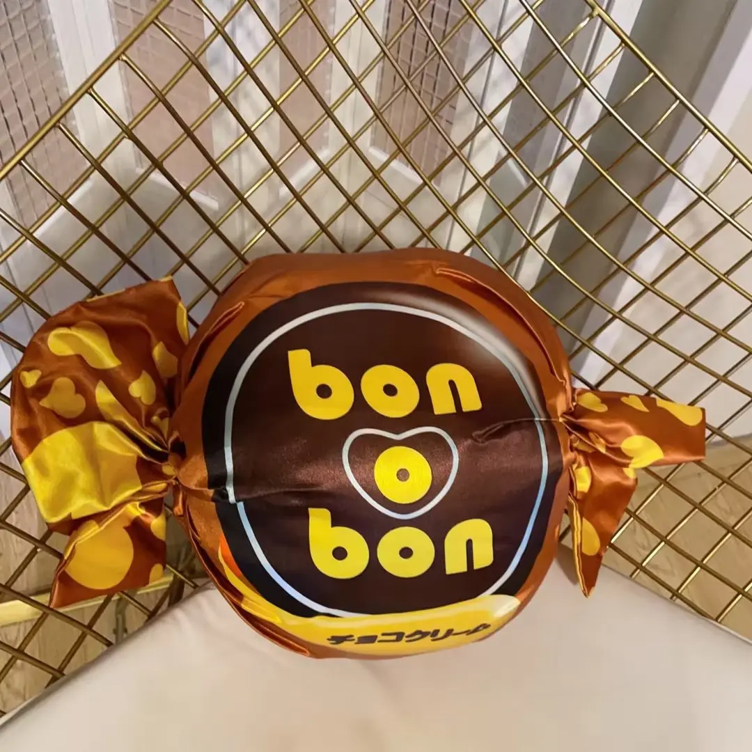 Zu 1pc emulational doces doces brinquedo de pelúcia bonito chocolate caramelo sabor macio travesseiro kawaii decoração do quarto para menina menino crianças