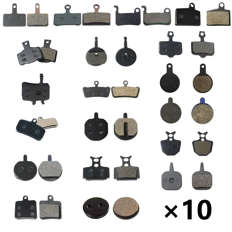 10Pair MTB Bike Hydraulic Brake Pads for Shimano xt M445 355 395 Magura Bicycle Parts Cycling Organic Resin Disc Brake Pads