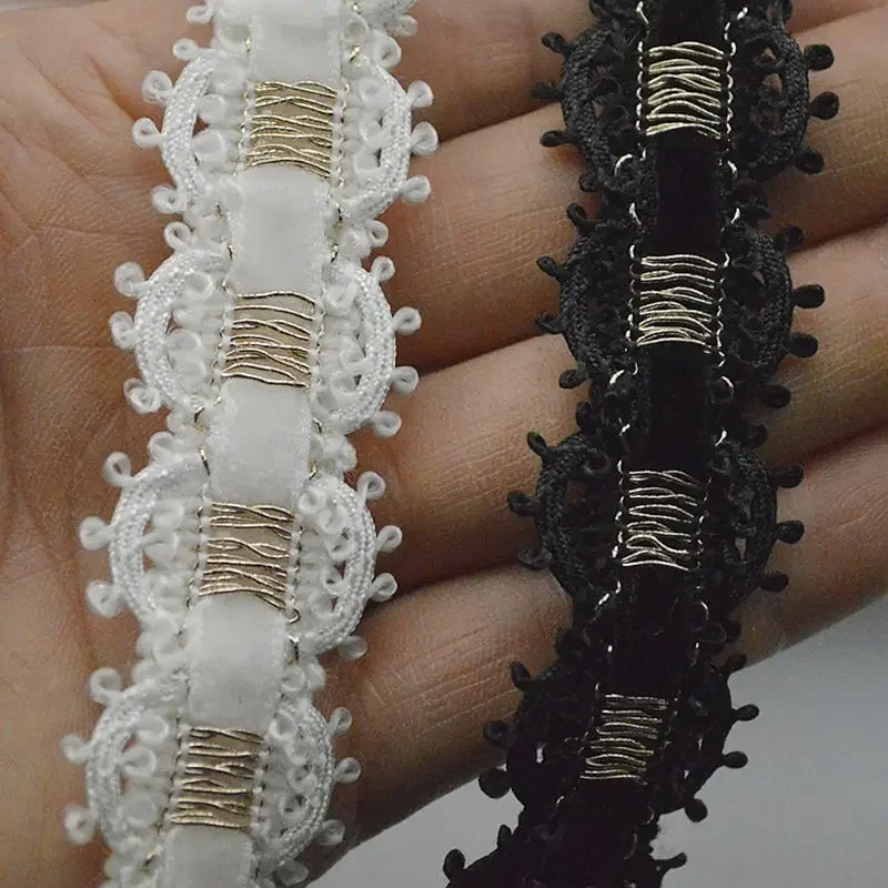 5 Meters/16.4Ft Per Pack of New Lace Trim for Clothing, DIY Curtain Lace, Clothing Accessories, Dragon Bone Figure-Eight Lace