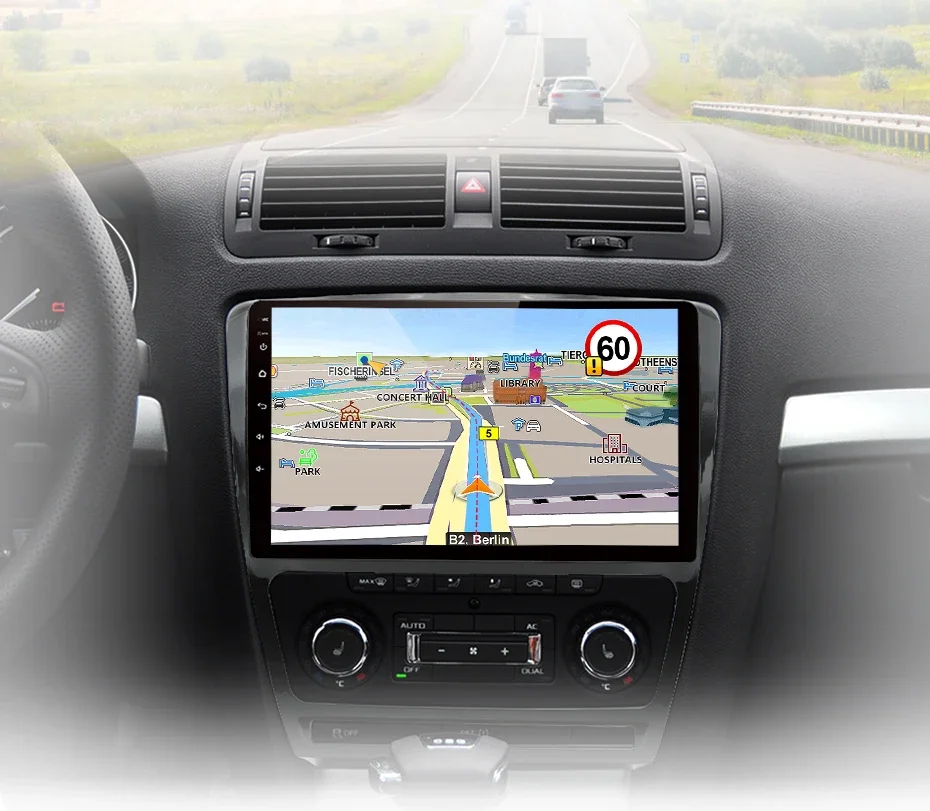 Junsun Kabelloses CarPlay Android Auto Autoradio für Skoda Octavia 2 A5 2008-2013 2 DIN Multimedia-Stereoanlage mit Eingebautem Kühlventilator GPS-Navigation SWC Bluetooth FM RDS DSP IPS-Bildschirm Auto-Intelligentes System 4G WiFi 8-Kern Plug&Play Haupteinheit – Detail 23