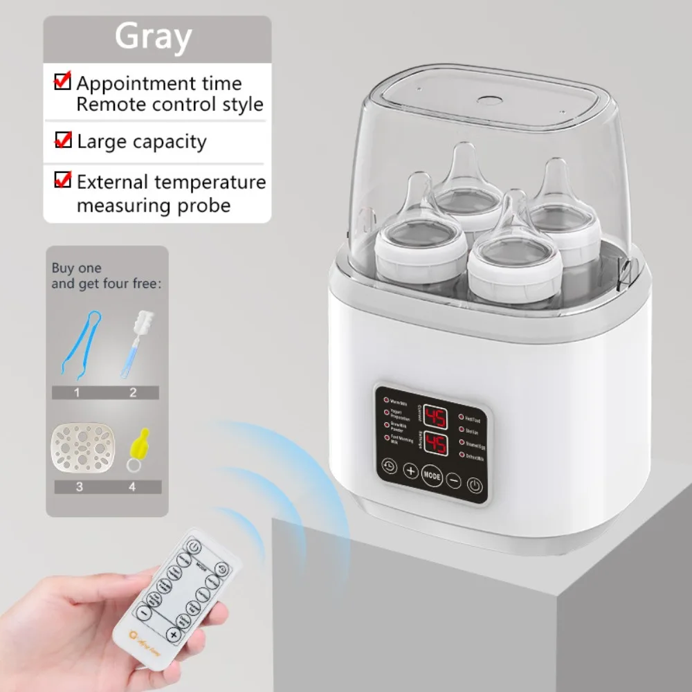 

Constant Temperature Baby Bottle Warmer Wireless Rapid Warming Bottle Insulation Cover Digital Display Portable
