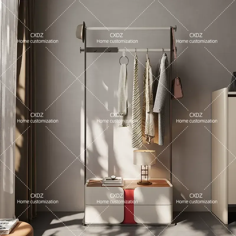 Light Luxury Coat Rack Floor Standing Hanger for Villa Mansion Master Bedroom 2025 New Model