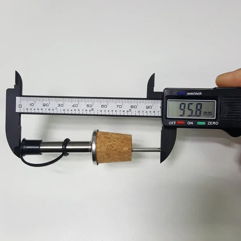 1pcs HOT Wooden Bottle Stopper Stainless Steel Wine Oil Pourer Dispenser Wine Bottle Pour Spout Stopper with Lid Barware