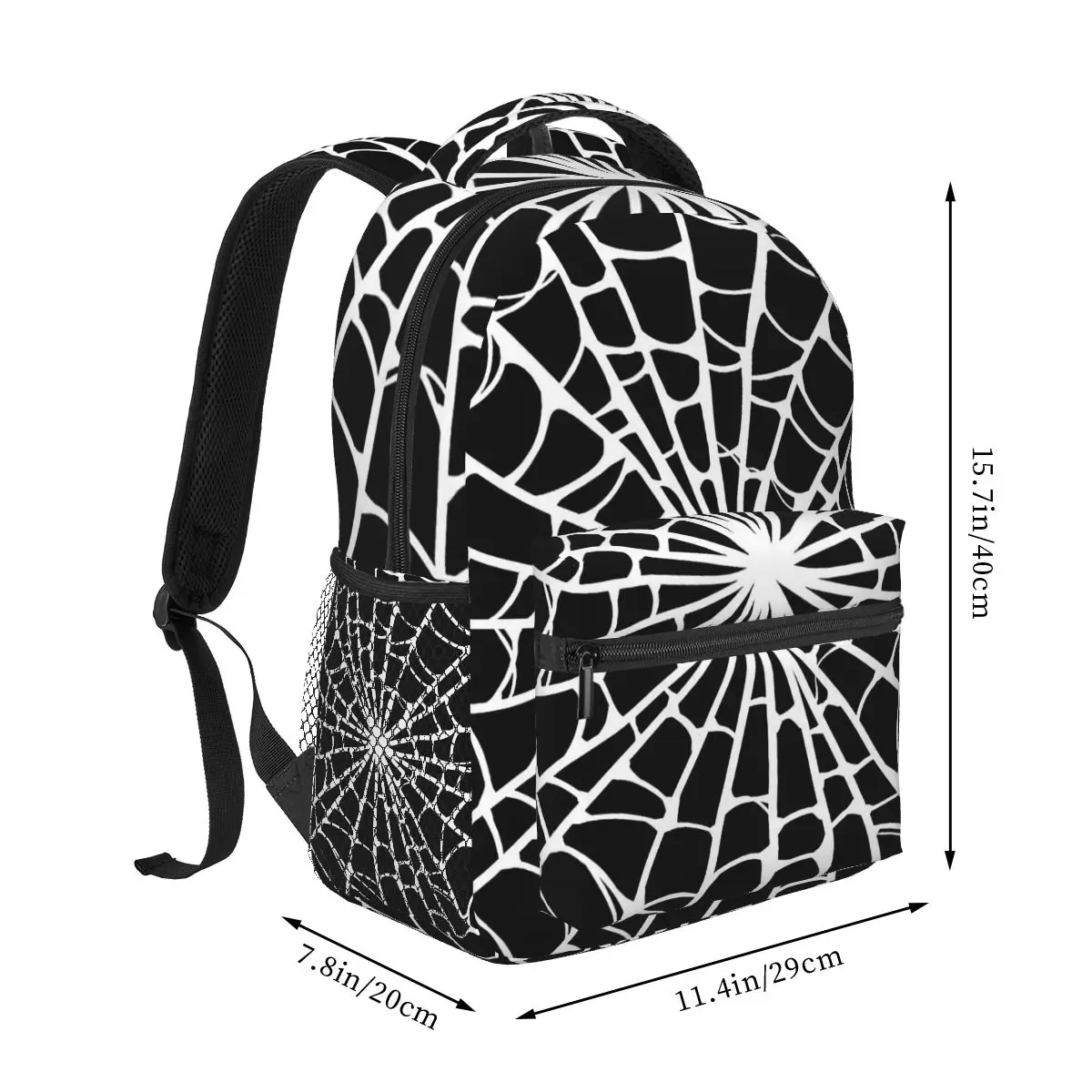 Spider Web Pattern Backpack Hot Sale Daypack Large Capacity Kids BookBag School Bag Shoulder Bags for Men Women