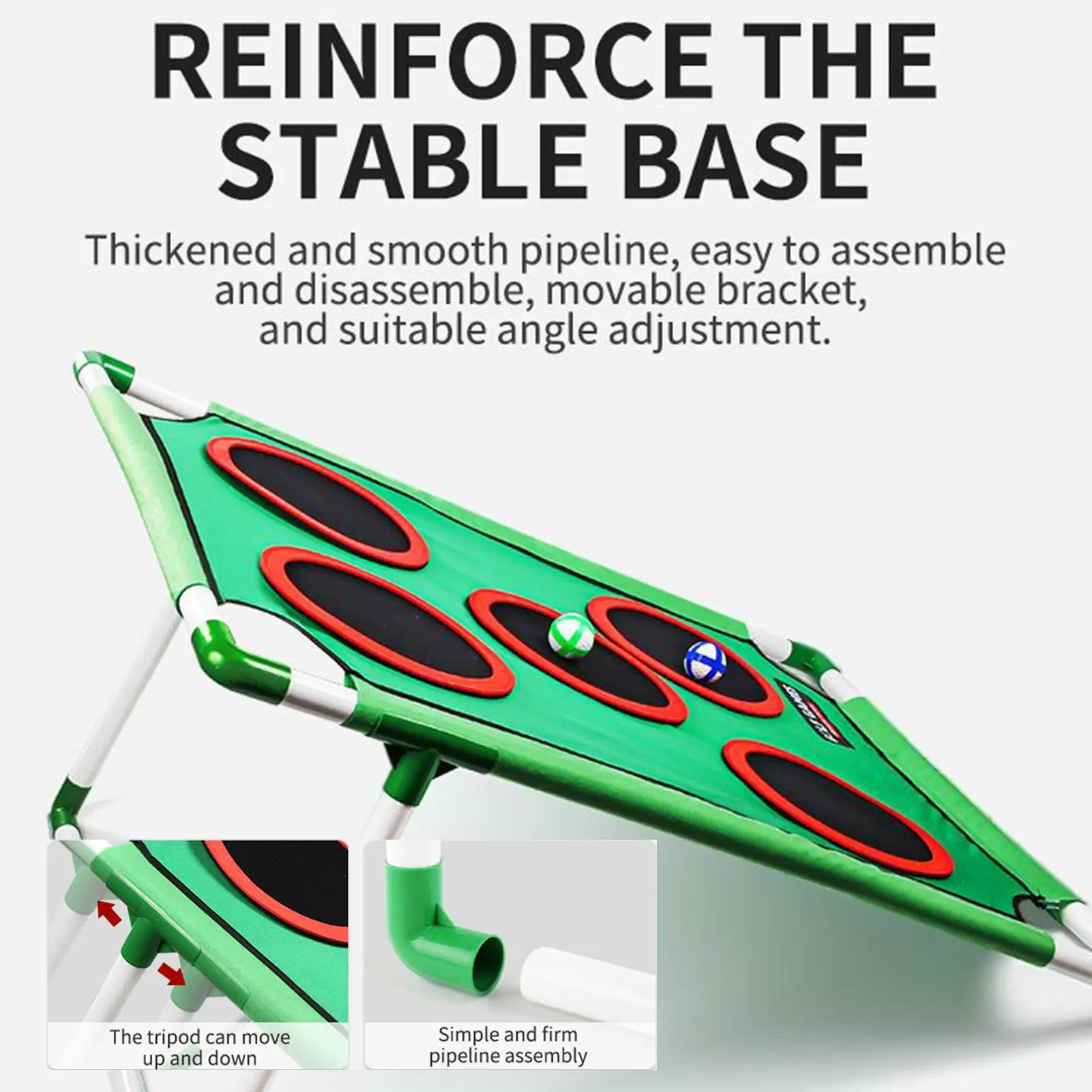 Golf Chipping Mat Sticky Foldable Adjustable Portable Backyard Golf Games Equipment for Yard Patio Lawn Grassland Porch Park