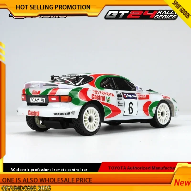 新しいカリスマ 1/24 スケール電動リモコン Rc カープロフェッショナルシミュレーション 4wd ドライブラリー蚊車モデルおもちゃクリスマス