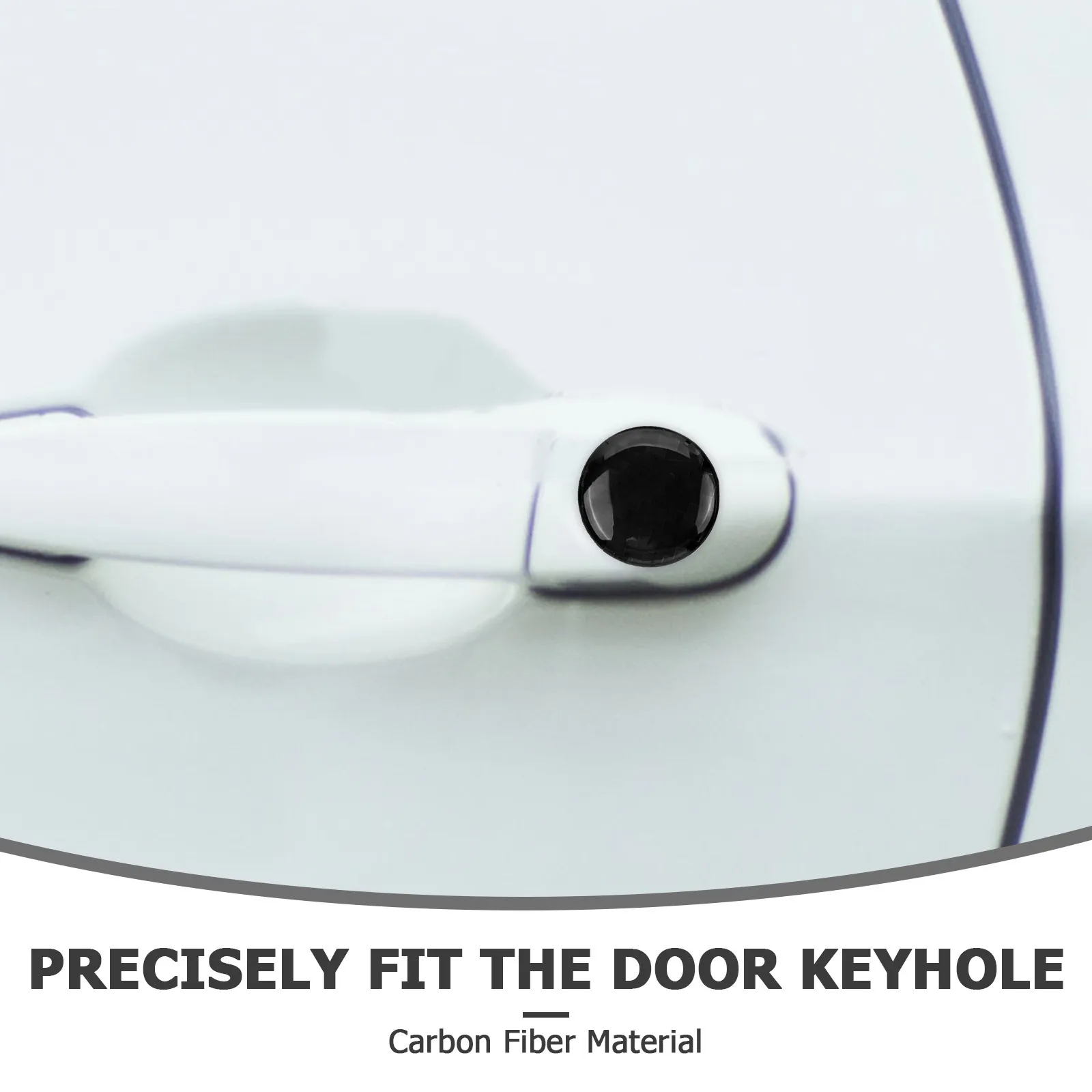

12Pcs Car Door Keyhole Cover Stickers Protective Decorative Replacement Car Lock Keyhole Protective Covers Door Cover
