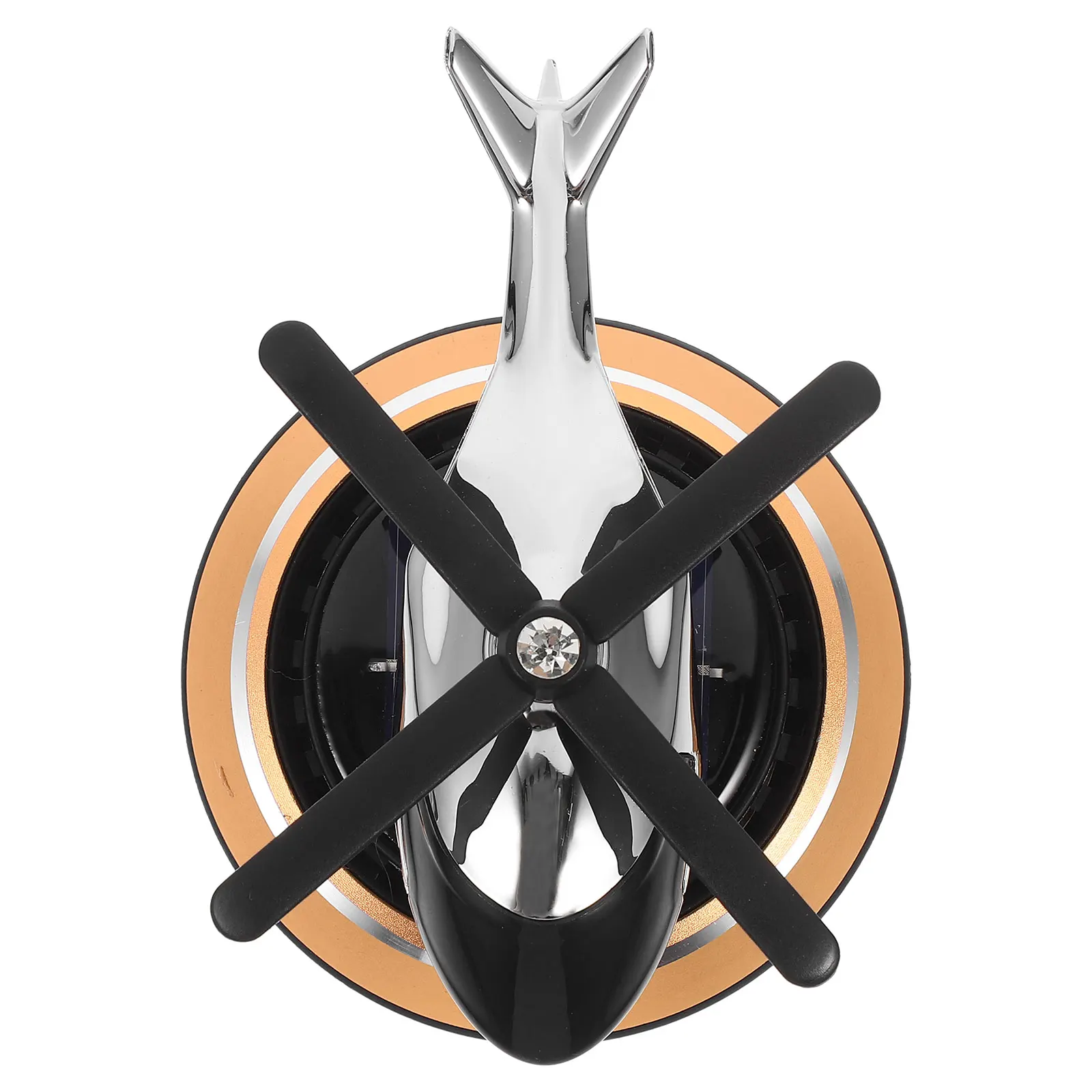 

Car Perfume Ornaments Solar Helicopter Gem Diffuser Dashboard Decor Car Interior Accessories Automatic Aromatherapy