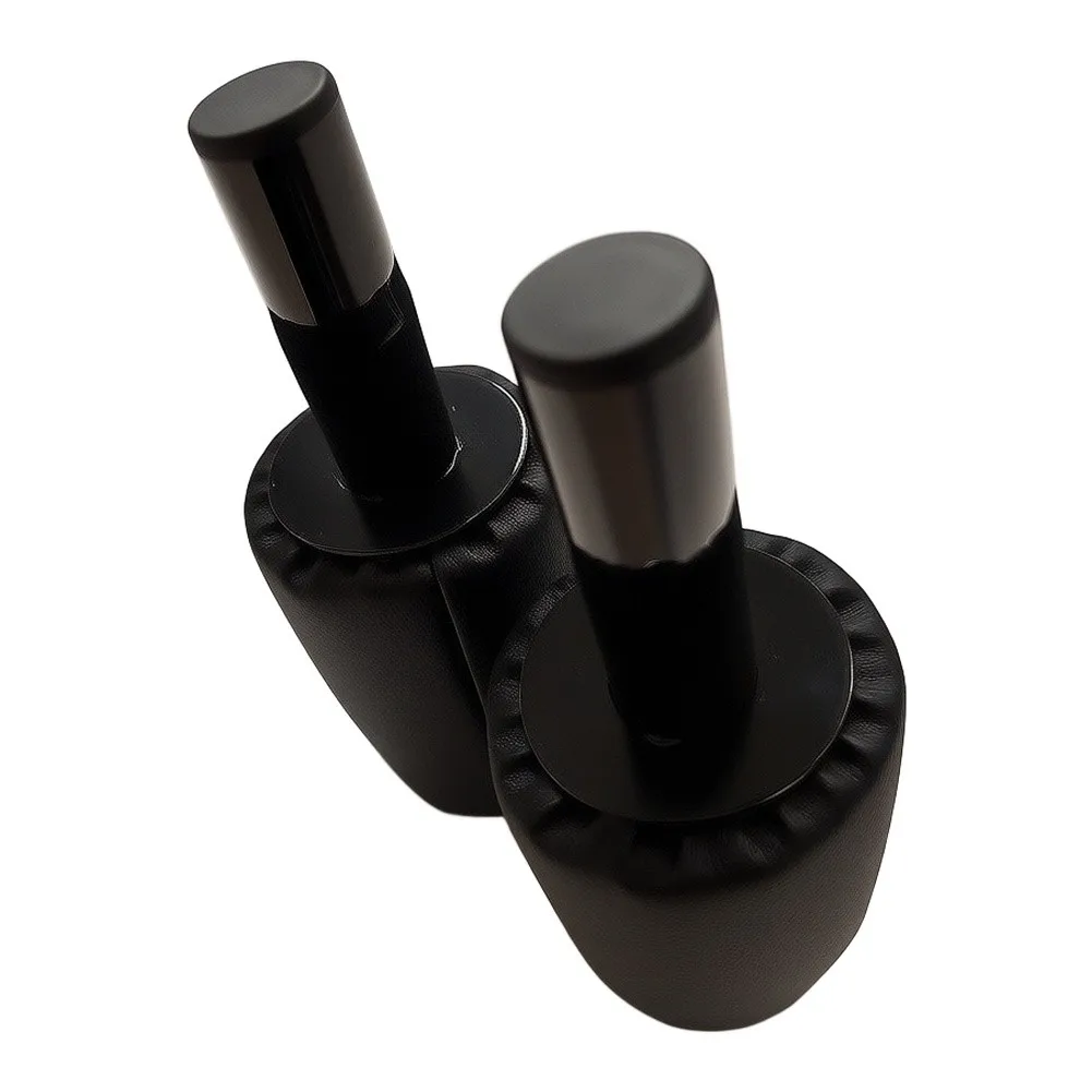 For Pilates Reformer Shoulder Rests Pair Cushioned Support for Stretching 26 cm Length 8 cm Diameter Black Grey