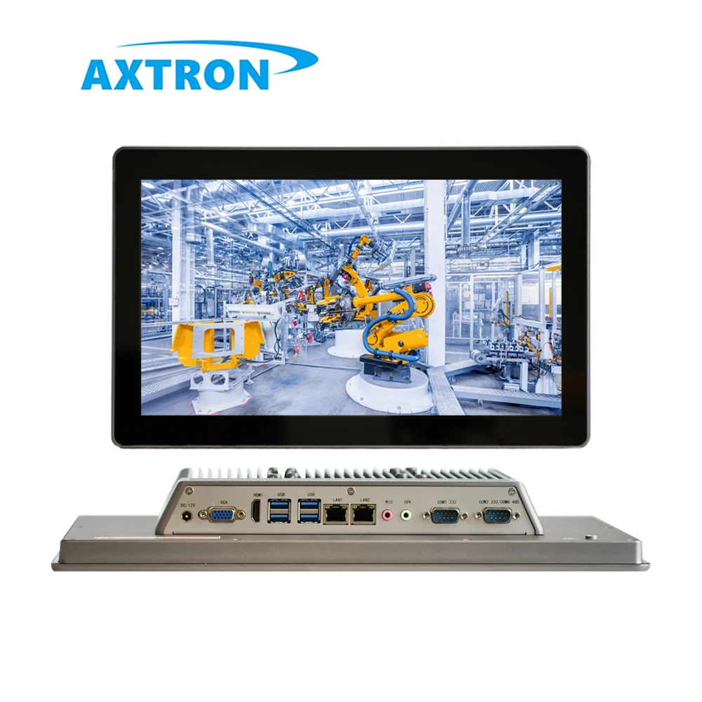 

WIN 10 Linux 10 Points Industrial Embedded HMI All-in-One 12 Inch Touchscreen Panel PC Stock Available