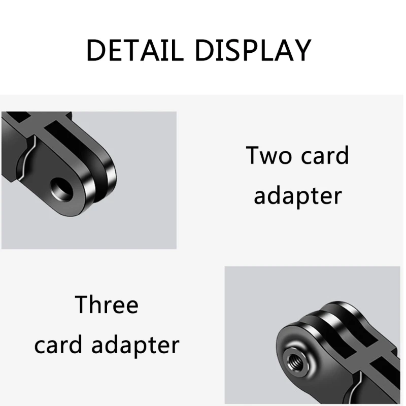 Adaptador montaje para trípodes cámara aluminio con empuñadura para mejorar grabación