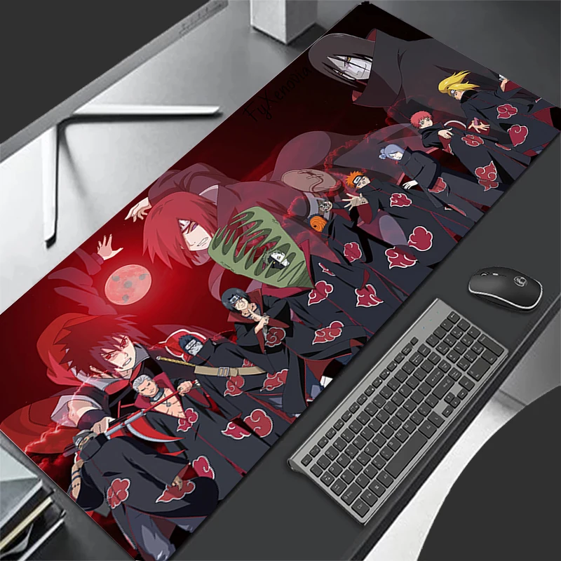Japanese Cool Anime Mouse Pad Game 90x400 Rubber Mini Pc Keyboard Laptop Computer Speed Desk Mat Gaming Acessories Mousepad