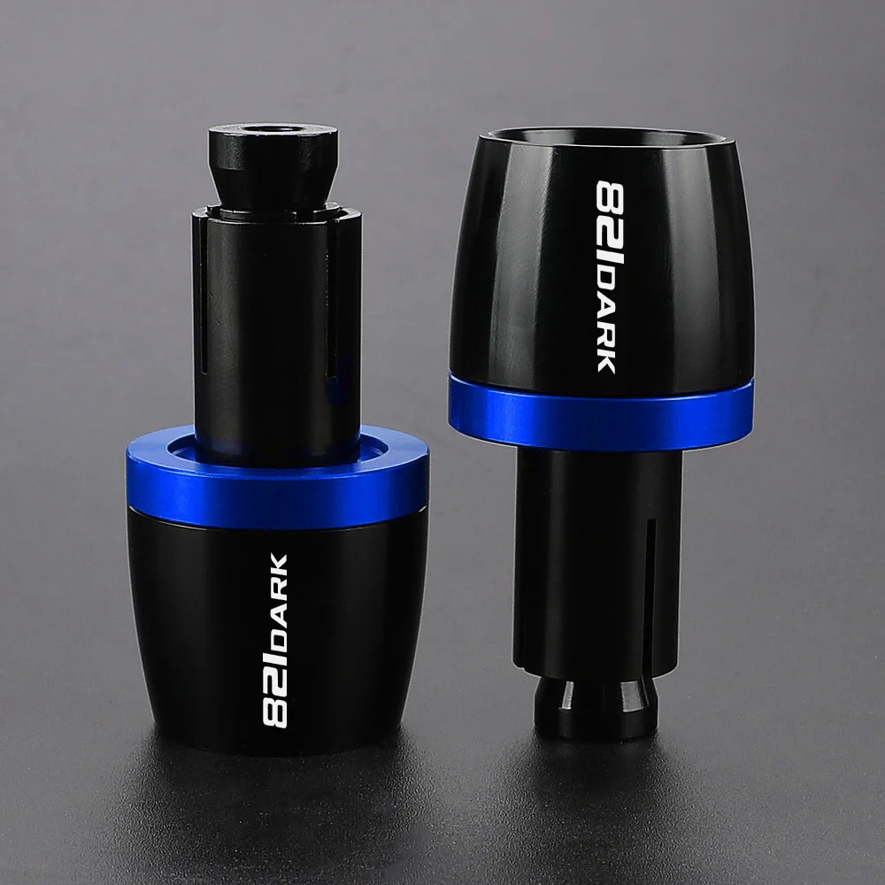 78''22MM For DUCATI 821 DaRk 2018 2017 2016 2015 2014 Motorcycle Handle Bar Ends Handlebar Grips Cap Anti Vibration Silder Plug