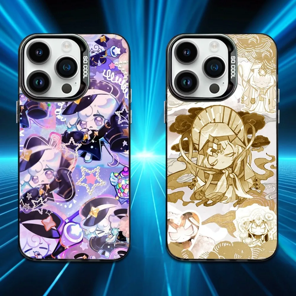 

Game C-Cookie Run K-Kingdom Phone Case For iPhone 16,15,14,13,12,11,Mini,Pro,MAX Black Matte Shockproof Cover