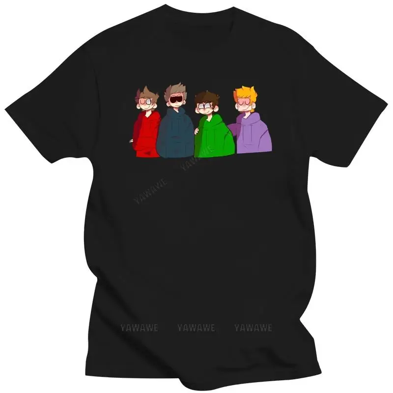 New arrived tshirts Eddsworld T Shirt Eddsworld T-Shirt Male Cute Tee Shirt Fashion Short-Sleeve 4xl Cotton Printed Tshirt