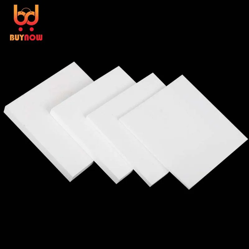 PTFE Sheet High Temperature Resistant Square PTFE Plate Board Block Polytef Plate Anti-Corrosion Panel Width 100-200mm Customize
