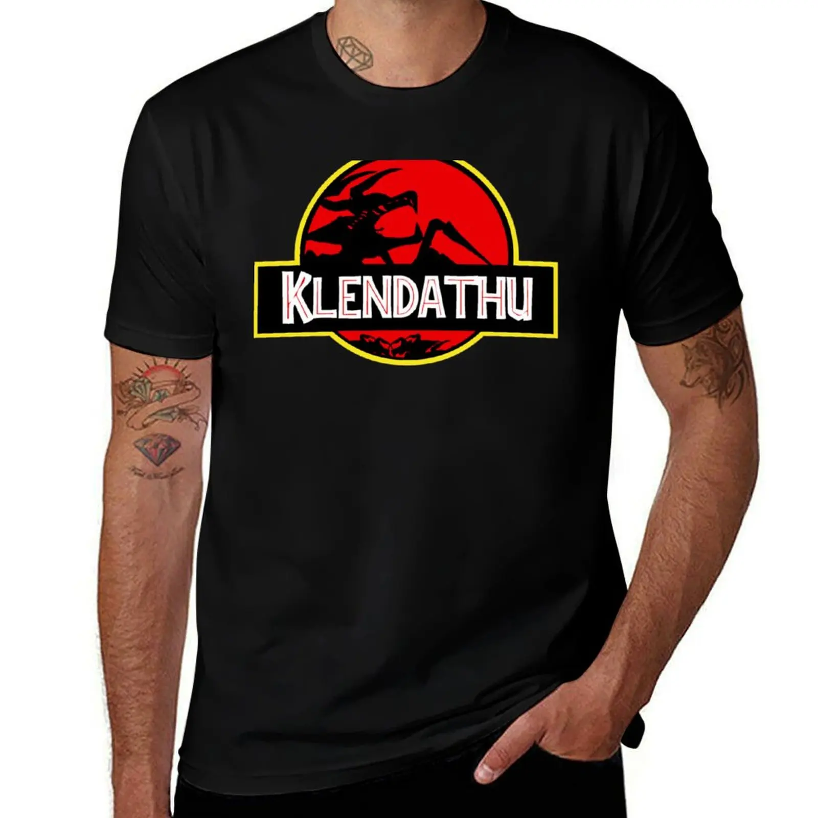 

Klendathu - Starship Troopers (Jurassic Park Style) T-Shirt T-Shirt rapper graphic tees basketball graphic tees t shirts men