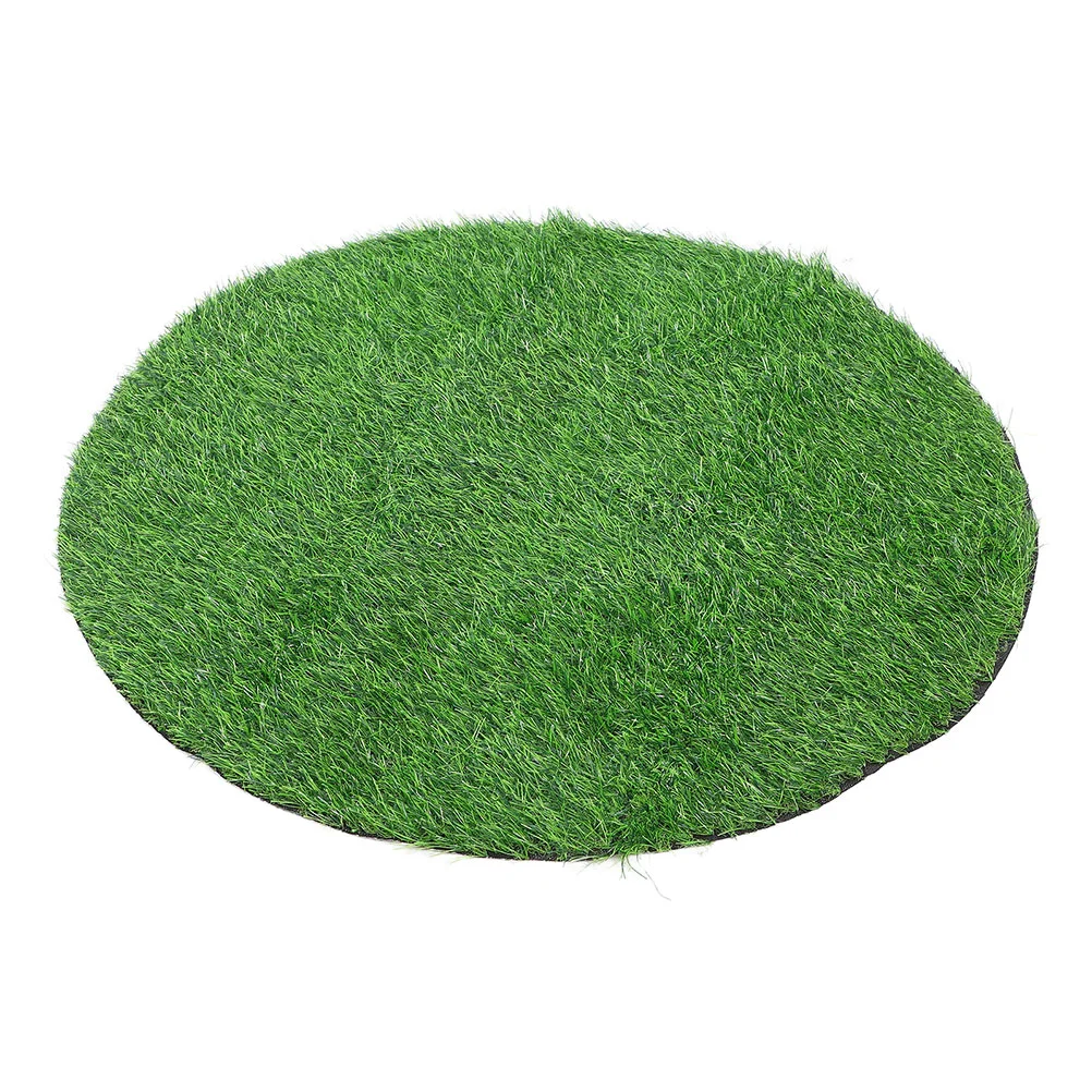 Manhole Cover Decoration Lawn Artificial Grass Rug Fake Carpet Outdoor Area Rugs