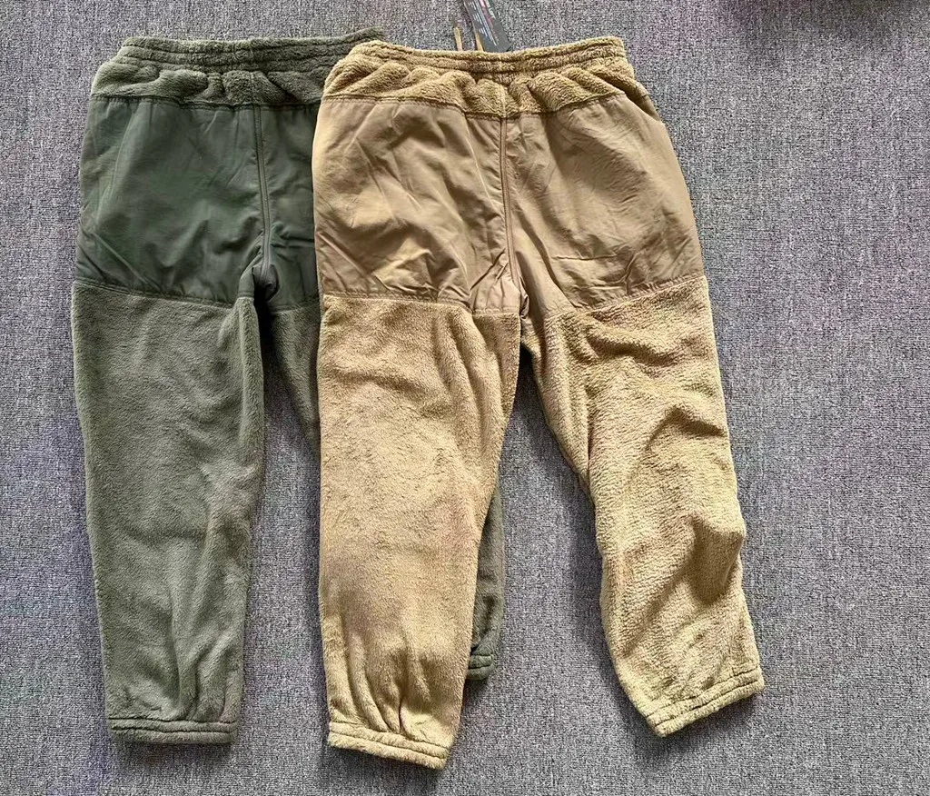 US Military ECWCS L3 Fleece Pants Military Version Windproof And Warm Cotton Pants, Middle layer Outer Pants, Hairy Monkey Fleec