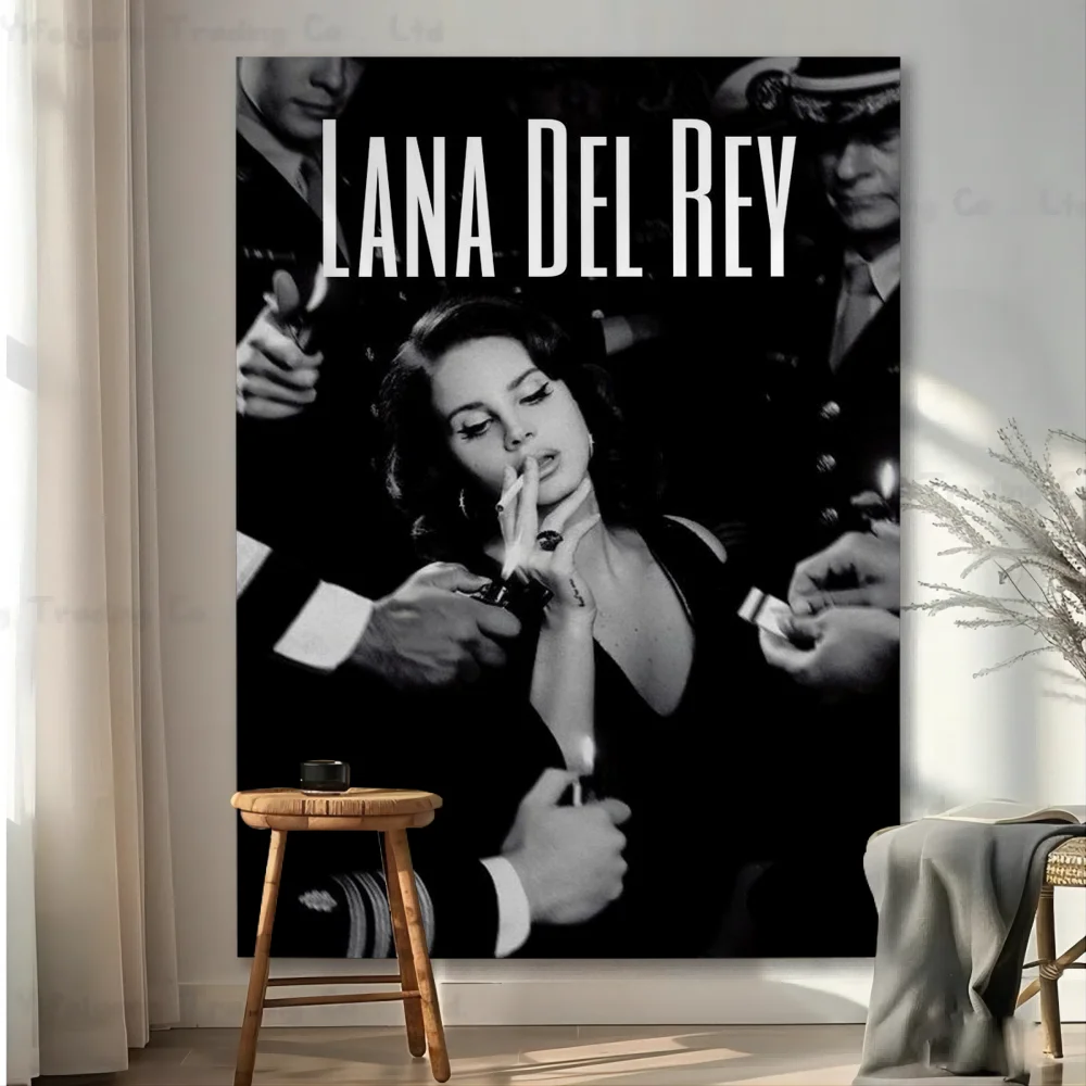 Lizzy Grant Lana Del Rey Printed Large Wall Tapestry Art Science Fiction Room Home Decor Decor Blanket