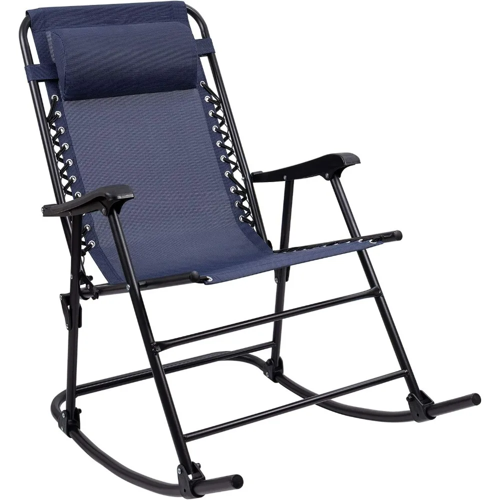 

Rocking Zero Gravity Beach Chair Outdoor Wide Recliner Portable Lounge Chair Folding with Headrest,Beach Chairs