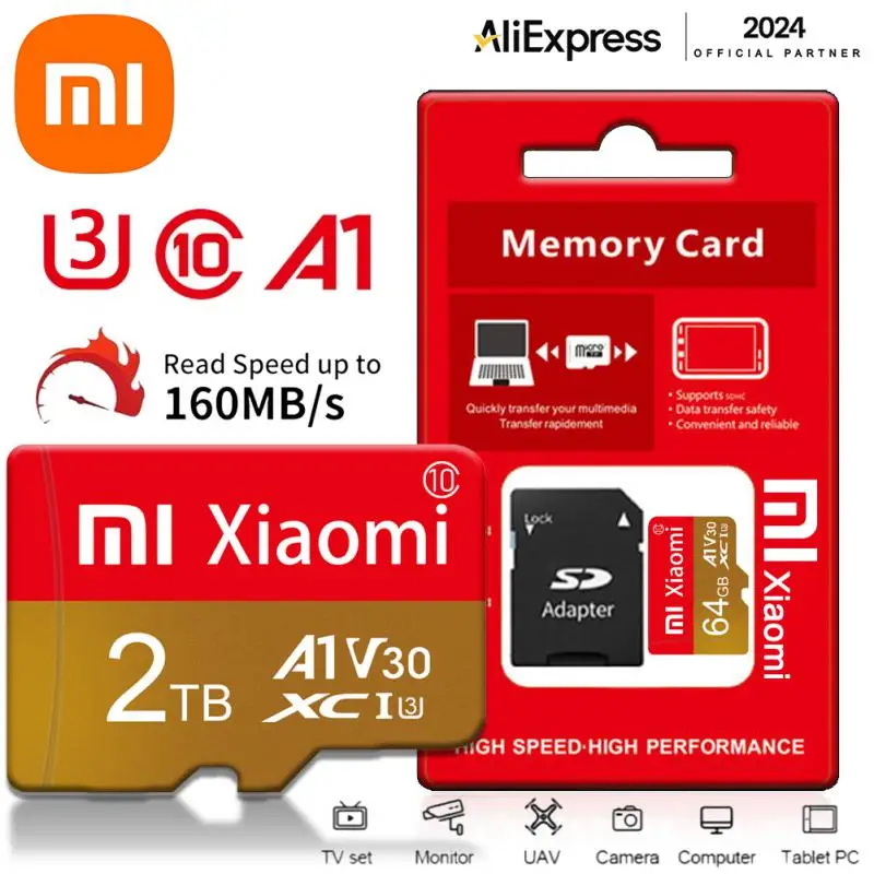 

Карта памяти Xiaomi Micro TF SD, высокоскоростная карта памяти 128 ГБ, 256 ГБ, 32 ГБ, 64 ГБ, SD-карта U3 A2 TF флэш-карта для телефона Xiaomi, камеры, стола