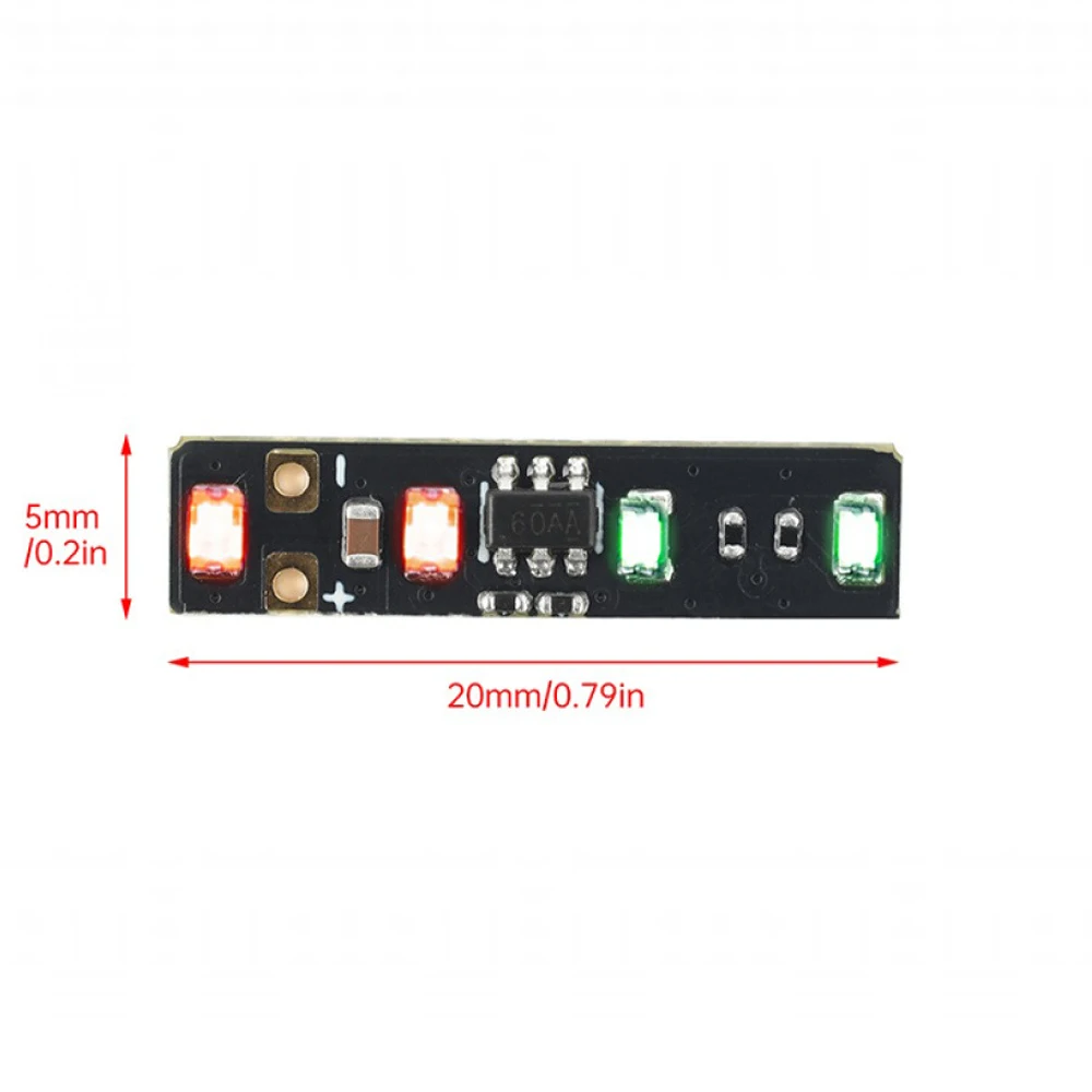 5PCS LED Battery Level Indicator Module DC3.7-4.2V 1 String Ternary Lithium Battery Capacity Power Display Board Metering