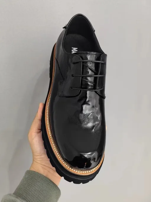 

New 010315 Men's Pure Leather Casual Comfortable Shoes High Quality Fashionable Versatile Business European Style Handsome