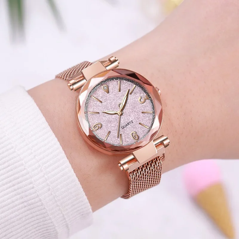 Luxury Rose Gold Watch Women Watches Brand Ladies Casual Quartz Watch Stainless Steel Women\'s Wristwatch Montre Femme Relogio