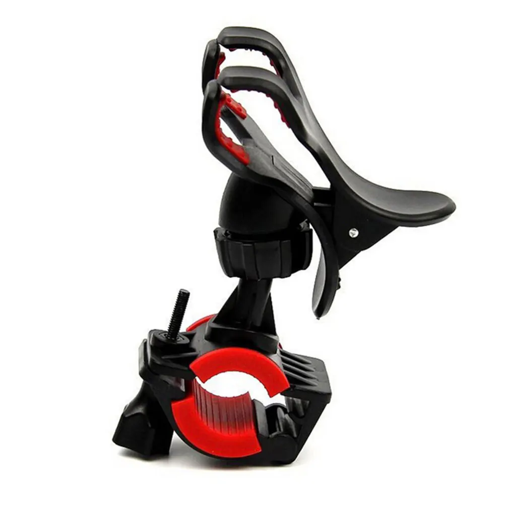 

Держатель для телефона на велосипеде, 360-градусная поддержка мобильного телефона, электрический навигационный зажим для мотоцикла, 20-32 мм, силиконовая сетка с безопасной ручкой