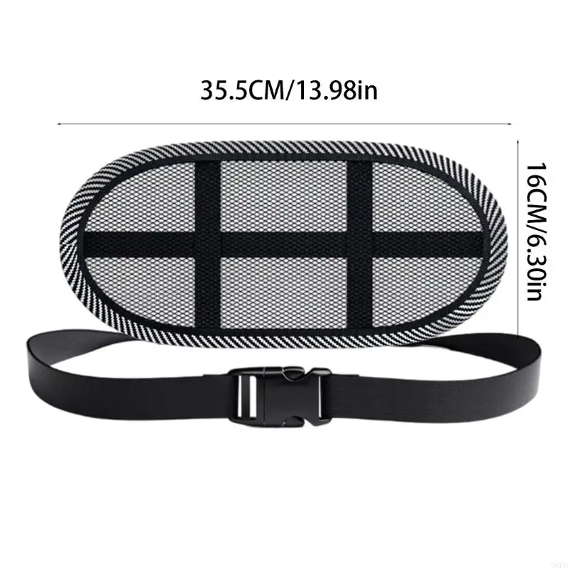   Baby Strollers Back Cushion Ergonomic Support Breathable Easy To Clean Pram Pad
