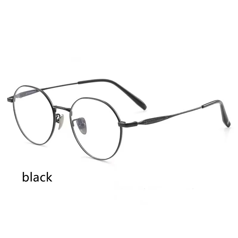 

49mm Retro Pure titanium Frame Optical Glasses Fashion Harry glasses Small Round Circle Prescription eyeglass frame 17802