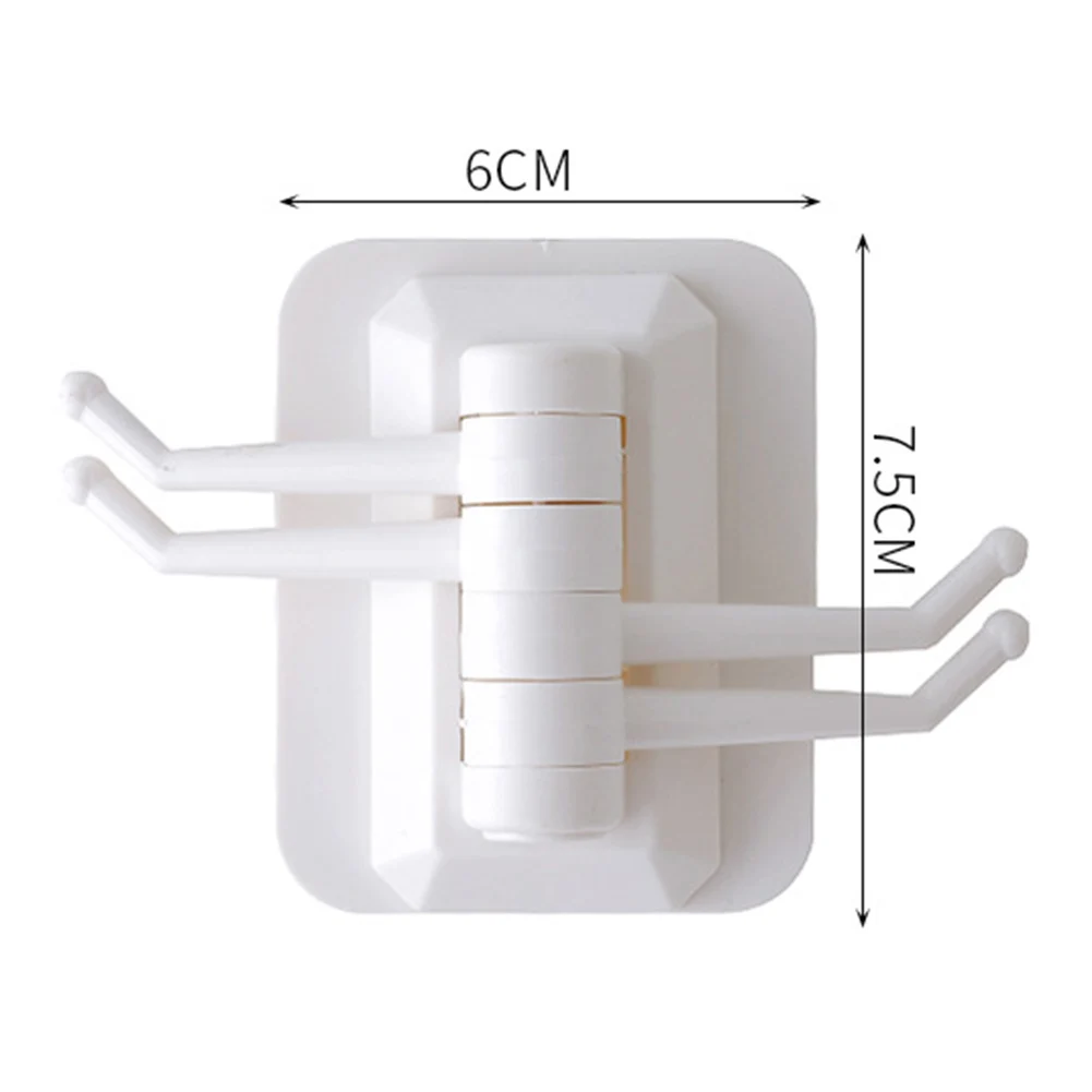 Rotatable Folding Swing Arm Toalha Gancho, sem perfuração