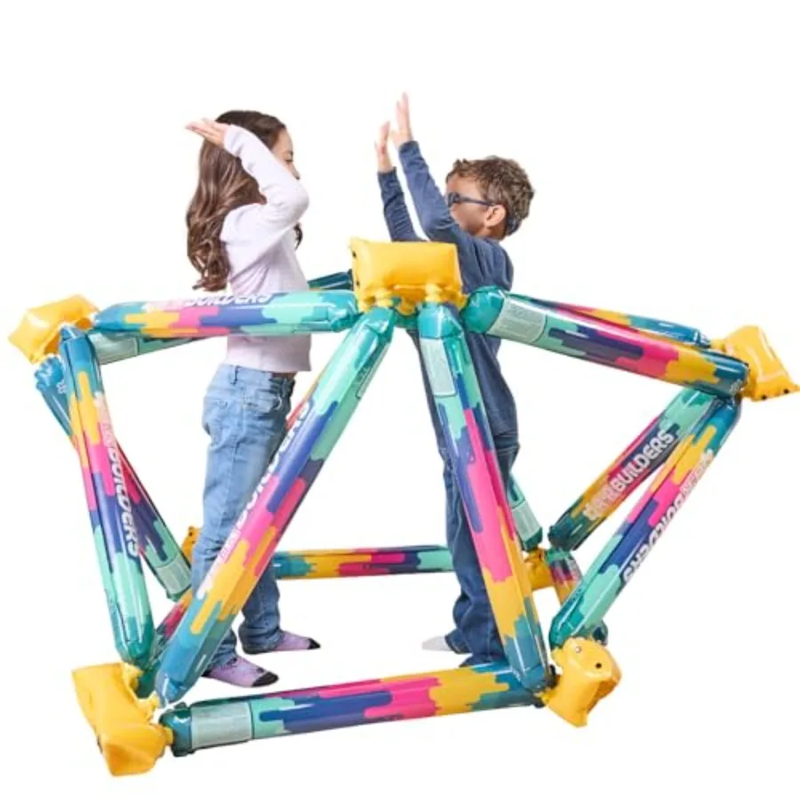 

Inflatable Play Space Building Kit Build Forts Enchanted Castles Cozy Nooks and Tunnels for 5+