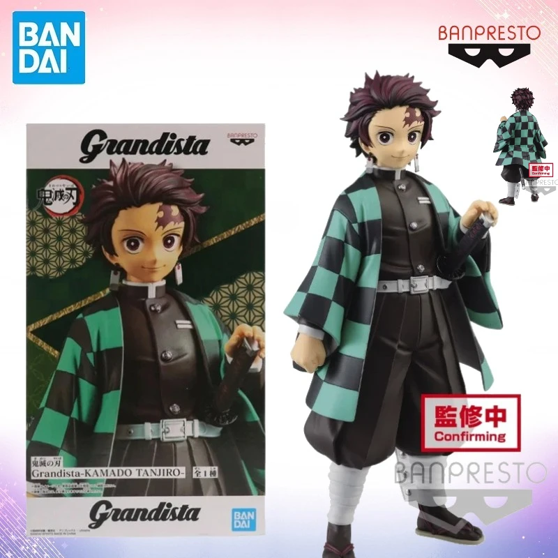 

In Stock BANDAI BANPRESTO Original Demon Slayer Grandista GROS Kamado Tanjirou Anime Action Figure Model Collection WB Toys