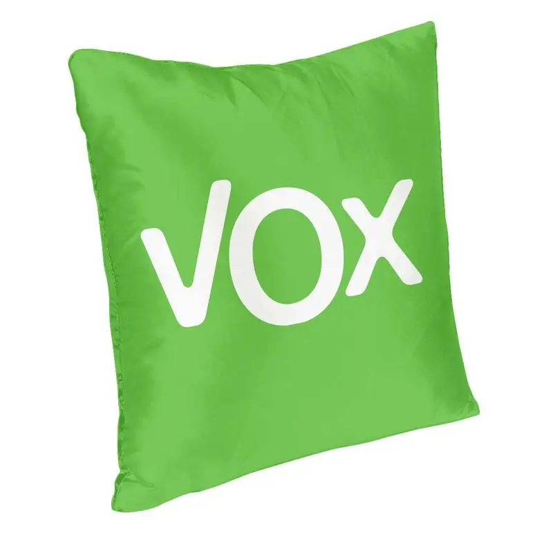 Spain Vox Flag Throw Pillow Case Home Decorative 3D Printed Spanish Political Party Sofa Chair Cushion Cover Bedding Pillowcase